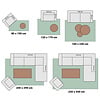 Leren patchwork vloerkleed - Limousin 225 Grijs - thumbnail 5