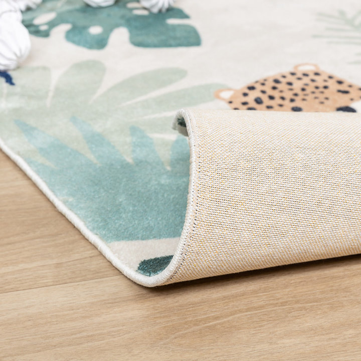 Kindervloerkleed - Jungle Luipaard Multicolor  - 5