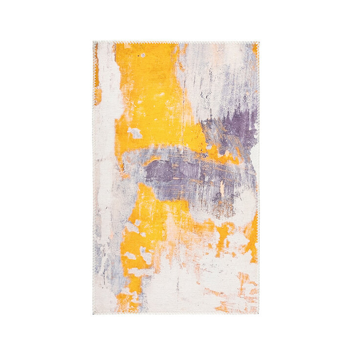 Abstract vloerkleed - Paladino 600 Geel/Creme - 1