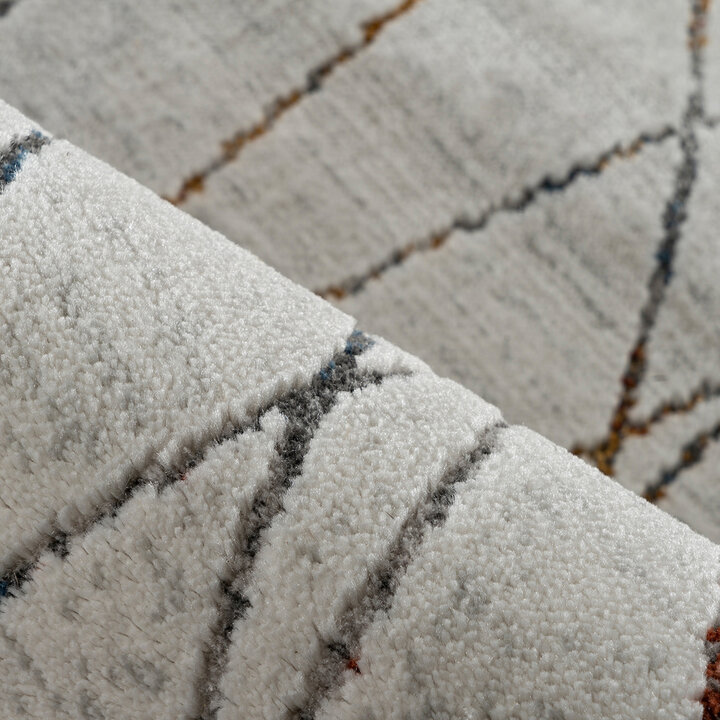 Modern vloerkleed - Lorri 225 Grijs/Multicolor - 3