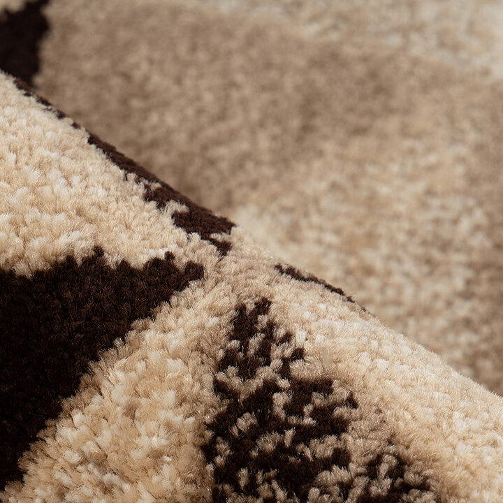 Modern vloerkleed - Navis 200 Creme/Bruin  - 3