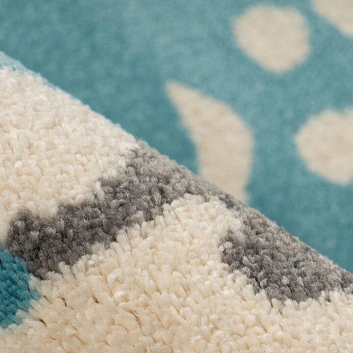 Modern vloerkleed - Navis 300 Creme/Blauw  - 3