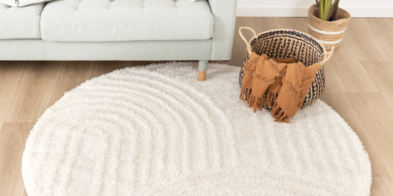 Scandinavisch vloerkleed - Contour Curve grijs