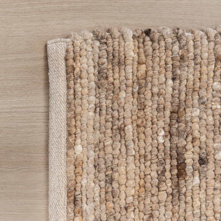 Wollen vloerkleed - Feline Taupe/Gemeleerd  - 5