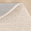 Rond wollen vloerkleed - Twist Beige