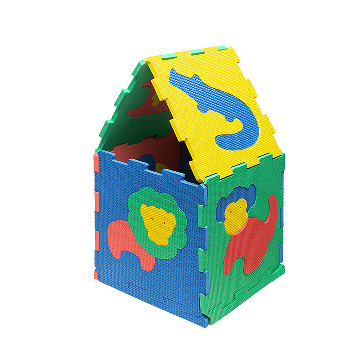 Foam puzzelmat - Sam Safari Multicolor - 3