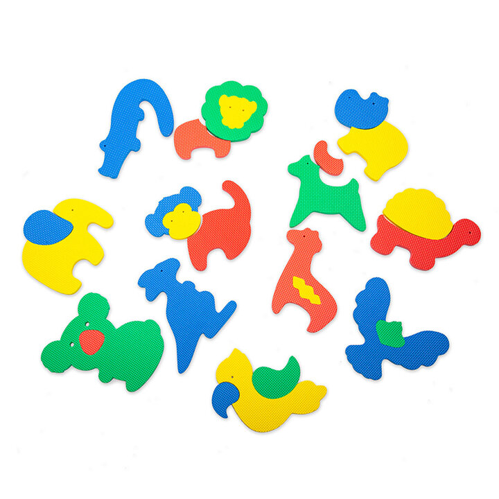 Foam puzzelmat - Sam Safari Multicolor - 7