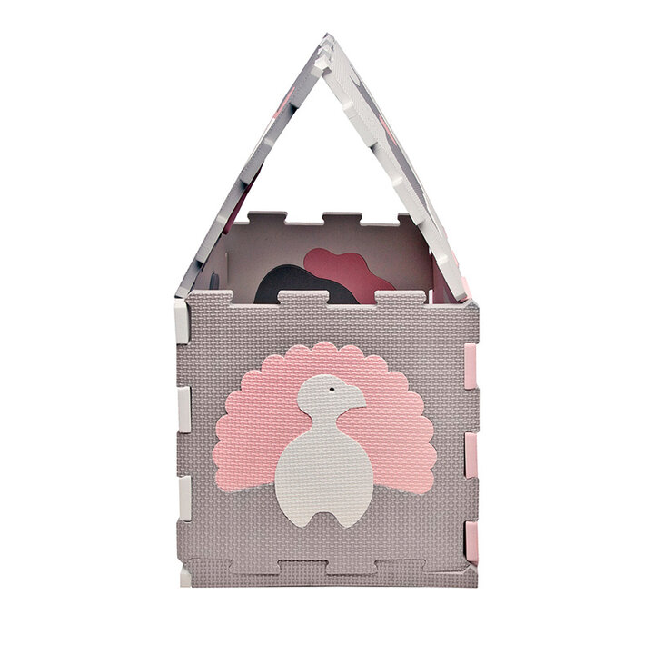Foam puzzelmat - Sam Farm Roze - 2