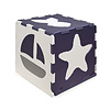 Foam puzzelmat - Sam Sea Donkerblauw/Wit