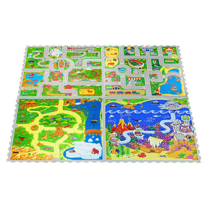 Foam puzzelmat - Max City Multicolor - 3