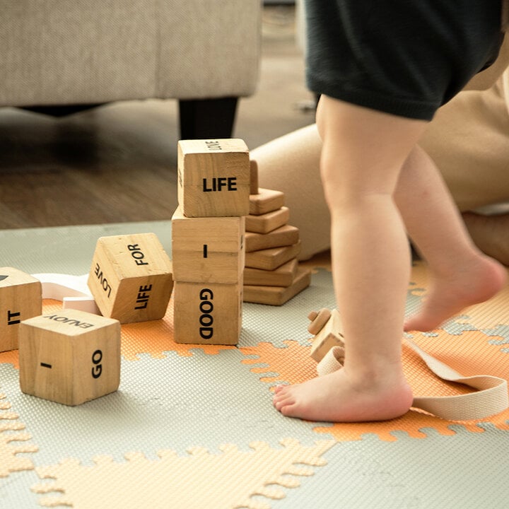 Foam puzzelmat - Joy Hygge Grijs/Terra - 4