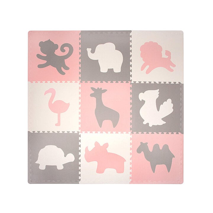 Foam puzzelmat XL - Lio Africa Roze - 1