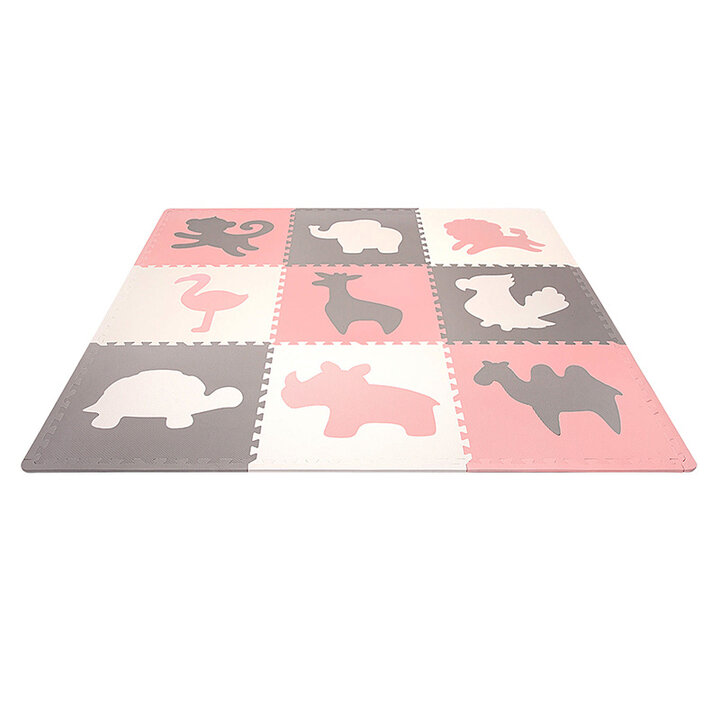 Foam puzzelmat XL - Lio Africa Roze - 4