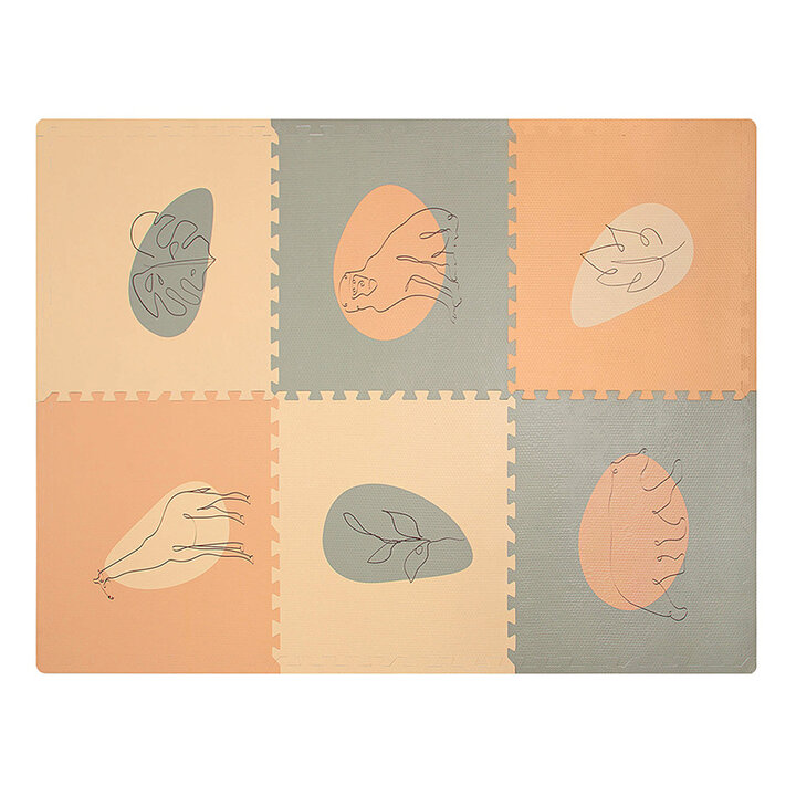 Foam puzzelmat - Vic Jungle Terra - 1