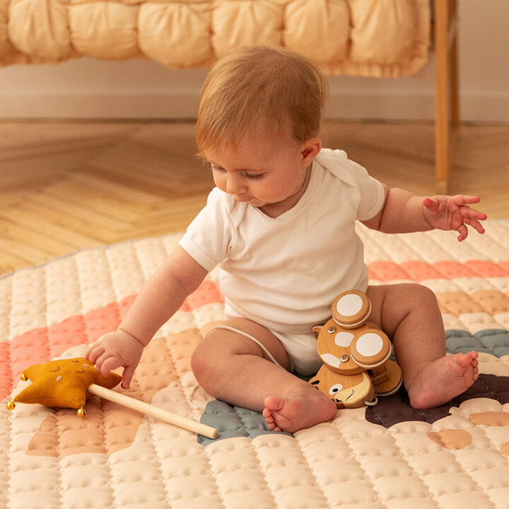 Speelkleed baby rond - Noa Rainbow Multicolor - 2