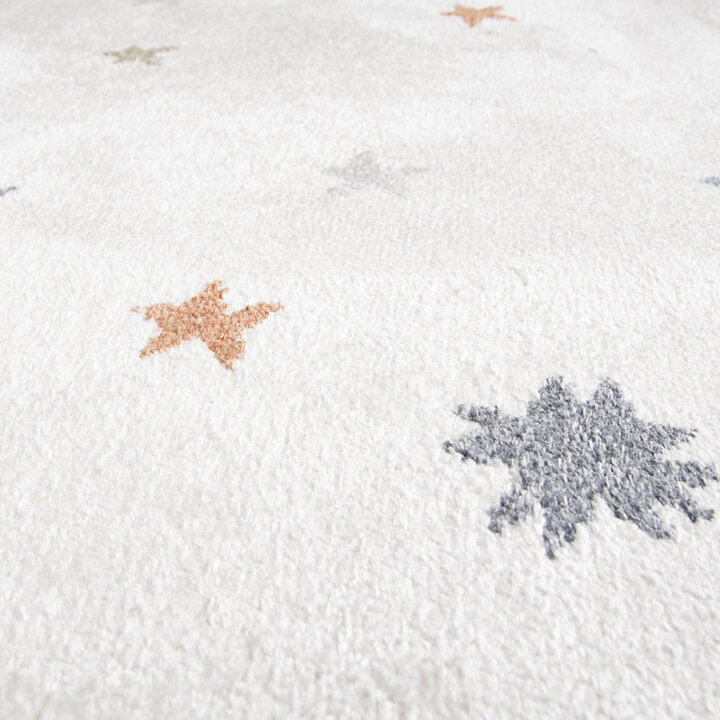 Wasbaar kindervloerkleed - Ravi Stars Multicolor - 3