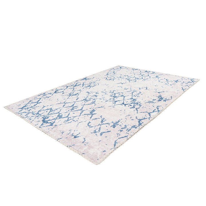 Vintage vloerkleed - Perry 400 Wit/Blauw  - 2