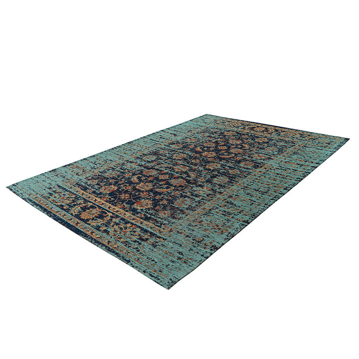 Vintage vloerkleed -  Carter 225 Multicolor/Blauw  - 2