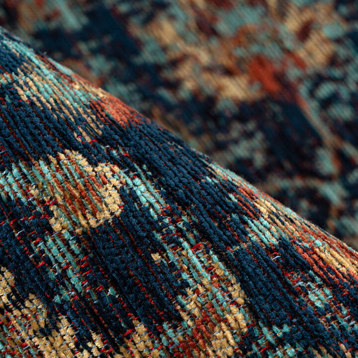 Vintage vloerkleed -  Carter 225 Multicolor/Blauw  - 3