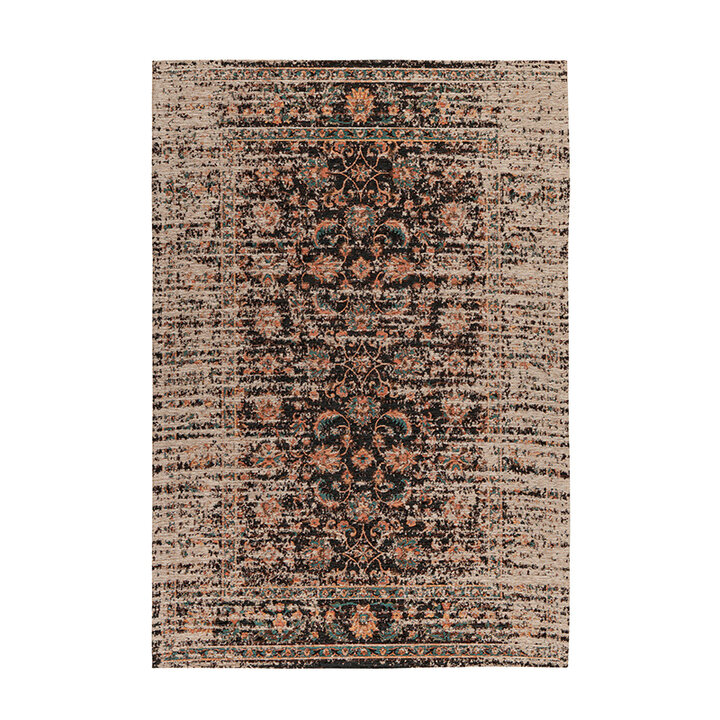 Vintage vloerkleed -  Carter 225 Multicolor/Rood  - 1