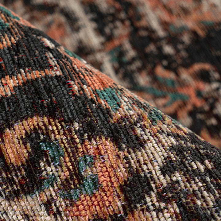 Vintage vloerkleed -  Carter 225 Multicolor/Rood  - 3