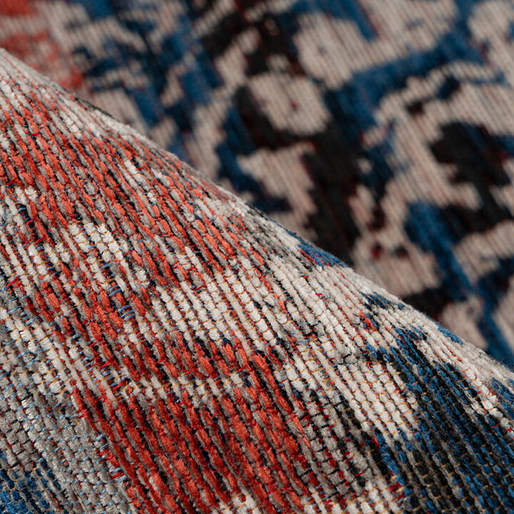 Vintage vloerkleed -  Carter 425 Multicolor/Rood  - 3