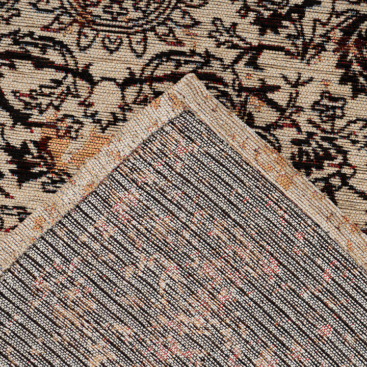 Vintage vloerkleed -  Carter 725 Creme/Bruin - 4