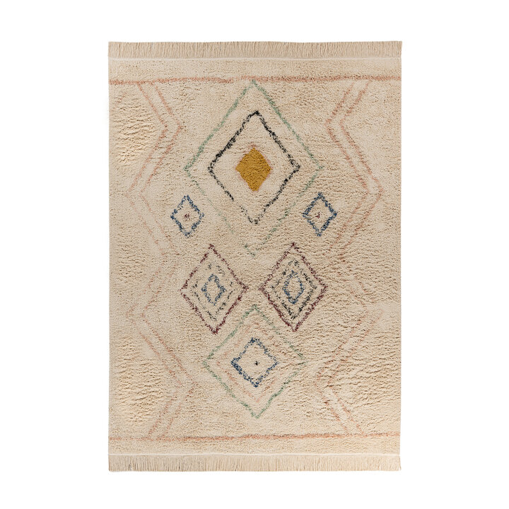 Geometrisch vloerkleed - Lymo 125 Creme/Multicolor  - 1