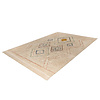 Geometrisch vloerkleed - Lymo 125 Creme/Multicolor  - thumbnail 2