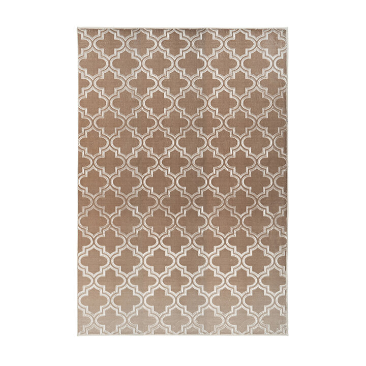 Retro vloerkleed - Marilyn 100 Taupe  - 1