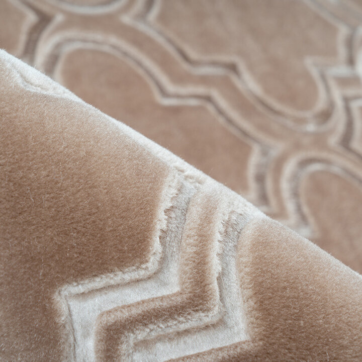 Retro vloerkleed - Marilyn 100 Taupe  - 3