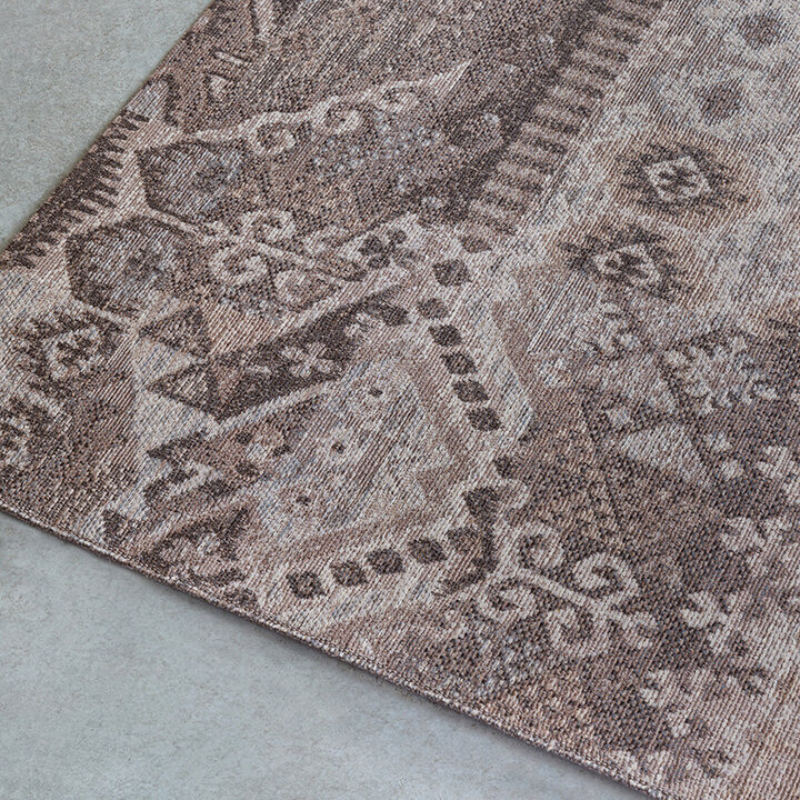 Wollen patchwork vloerkleed - Olympus 9000 Grijs - 3