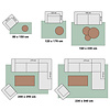 Wollen patchwork vloerkleed - Olympus 4000 Taupe - thumbnail 4
