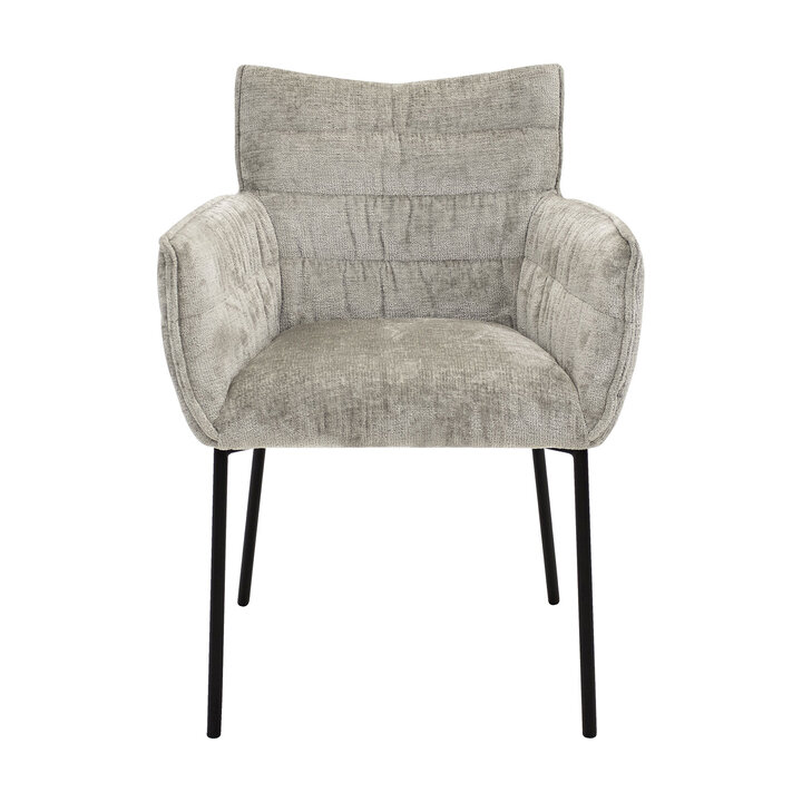 Eetkamerstoel - Goos Grijs/Beige - 1