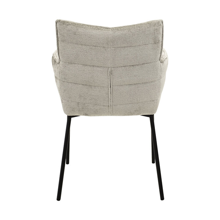 Eetkamerstoel - Goos Grijs/Beige - 3
