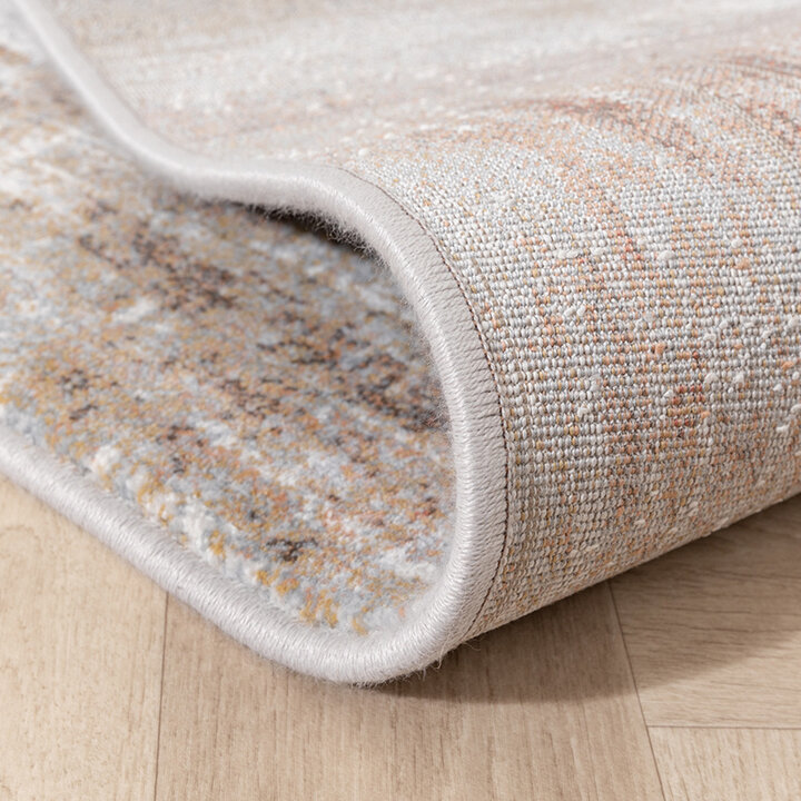 Abstract vloerkleed - Xavier Scratch Taupe/Rood - 6