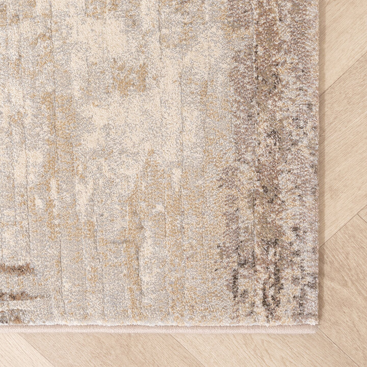Abstract vloerkleed - Xavier Scratch Taupe/Grijs - 5