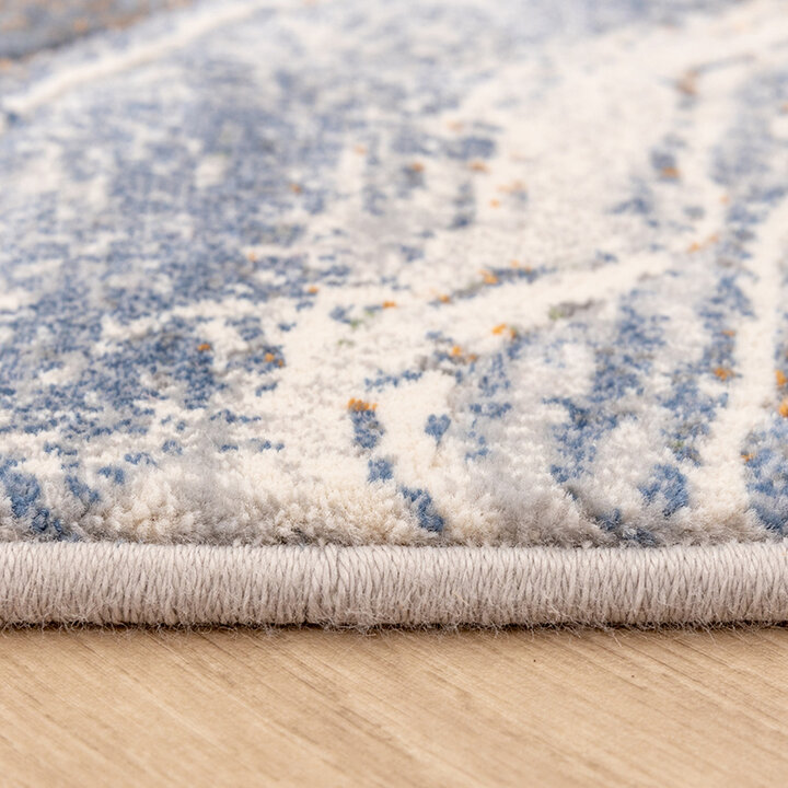 Abstract vloerkleed - Xavier Wave Blauw/Grijs - 4