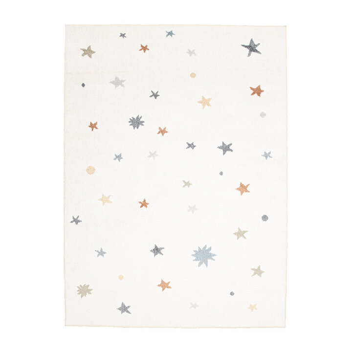 Wasbaar kindervloerkleed - Ravi Stars Multicolor - 1