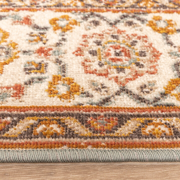 Vintage vloerkleed - Thirza Medaillon Lichtblauw/Multicolor - 4