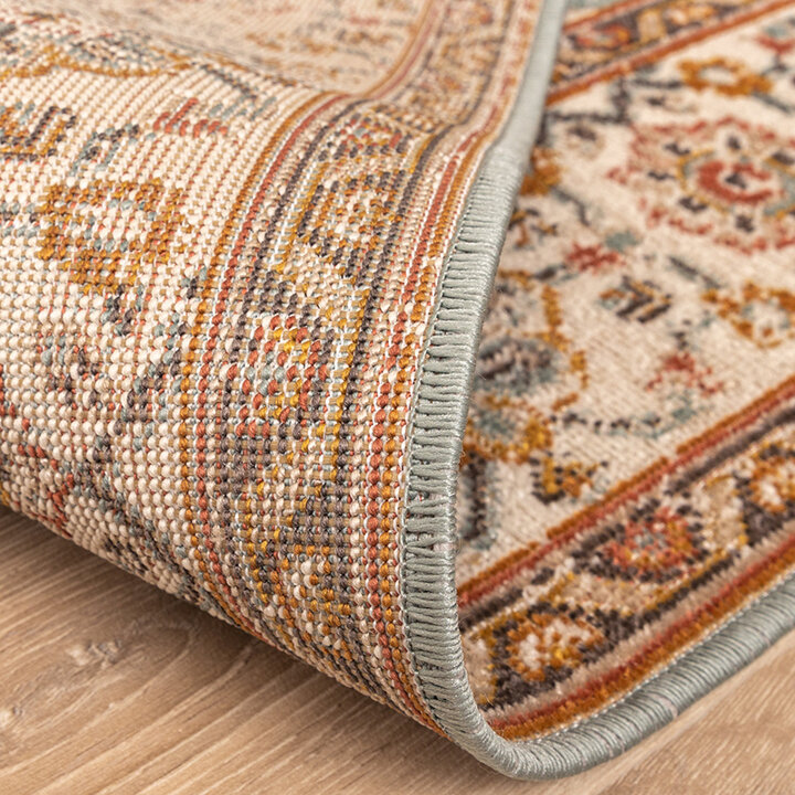 Vintage vloerkleed - Thirza Medaillon Lichtblauw/Multicolor - 6