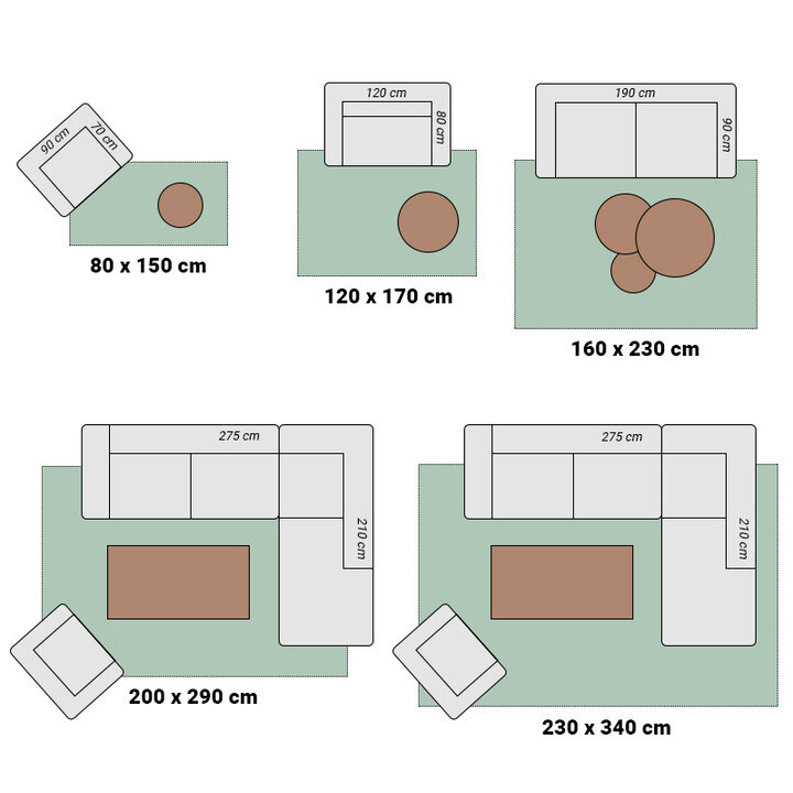 Zacht laagpolig vloerkleed - Cozy Taupe  - 7