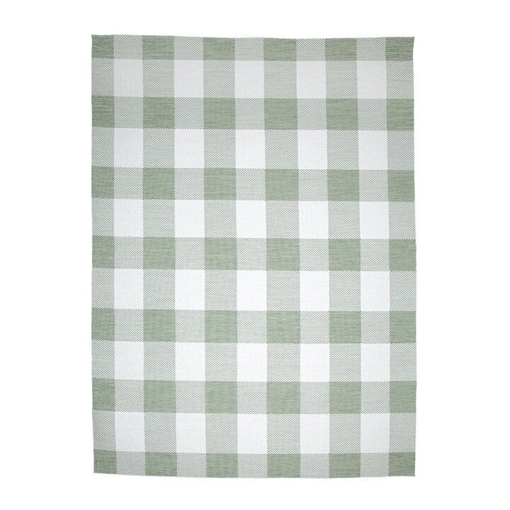 In & Outdoorkleed - Ranch Checkerboard Groen - 1