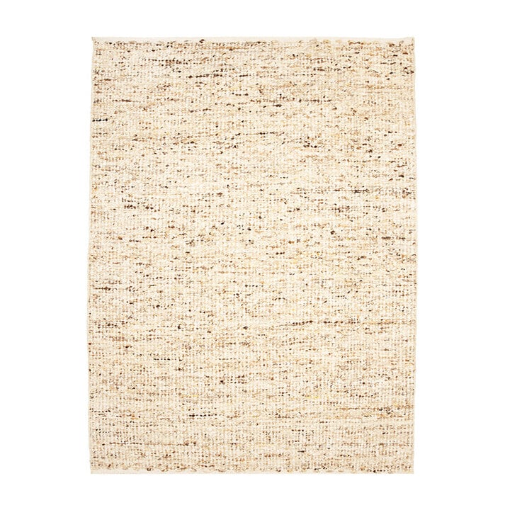 Wollen vloerkleed - Nero Zand/Gemeleerd  - 1