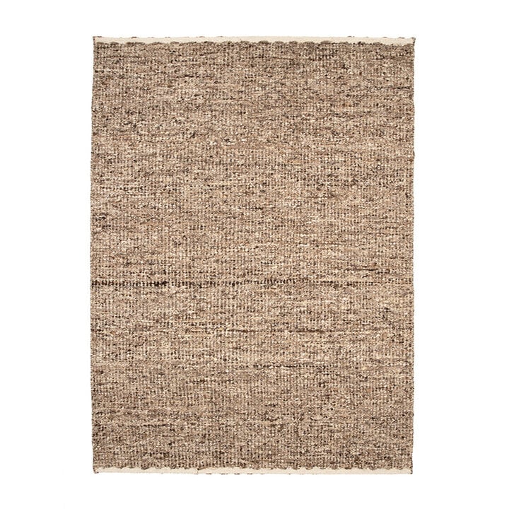 Wollen vloerkleed - Nero Bruin/Gemeleerd  - 1