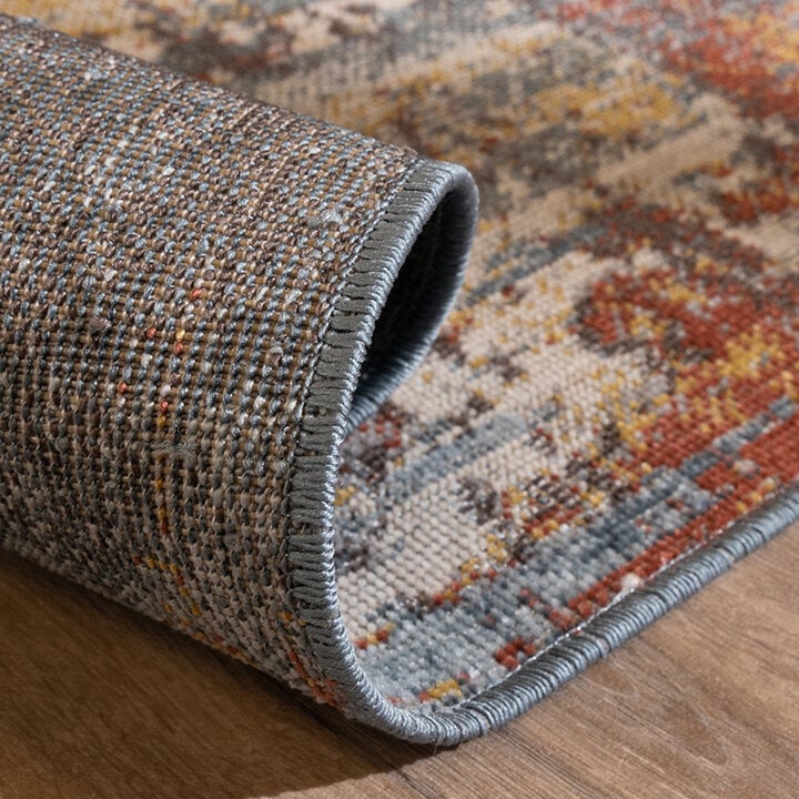 Modern vloerkleed - Bush Blauw/Multicolor  - 6