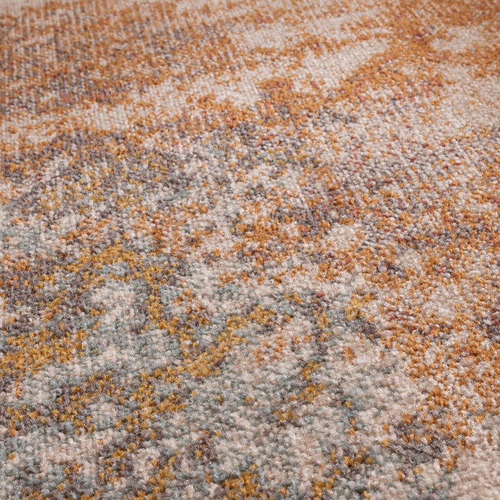 Modern vloerkleed - Bush Okergeel/Terra  - 3