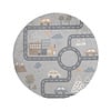 Rond wasbaar kindervloerkleed - Ravi Road Multicolor - thumbnail 1