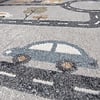 Rond wasbaar kindervloerkleed - Ravi Road Multicolor - thumbnail 3