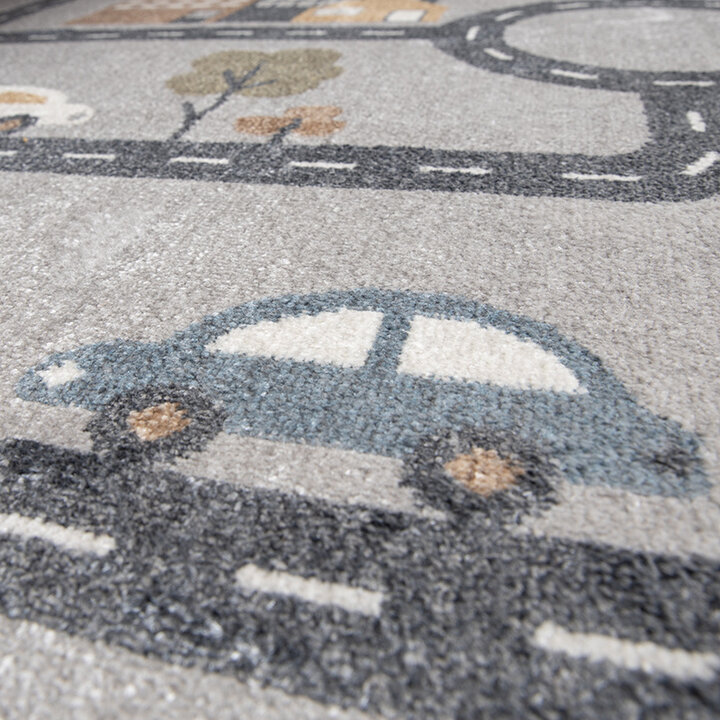 Rond wasbaar kindervloerkleed - Ravi Road Multicolor - 3